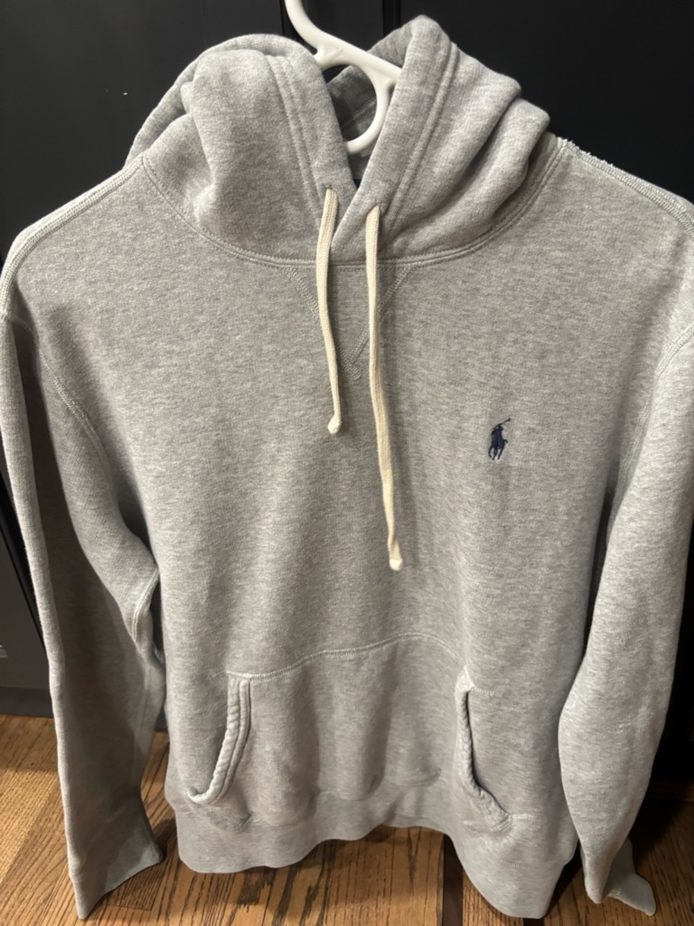 Polo by Ralph Lauren Light Gray Hoodie with Navy Pony